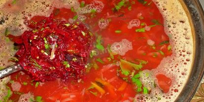 Шаг 16: борща с фасолью постный