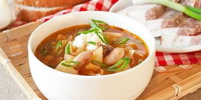 Шаг 4: борща с фасолью