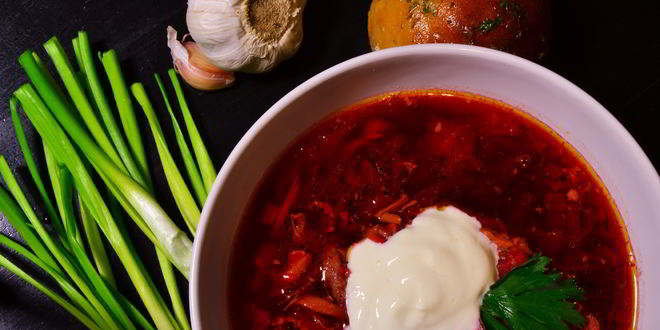 Рецепт Борща с копченостями