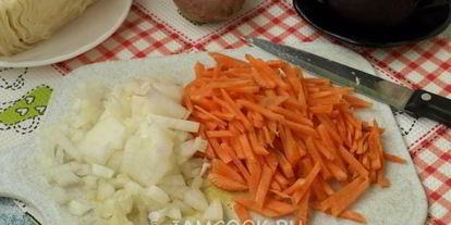 Шаг 3: борща с курицей и фасолью