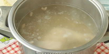 Шаг 5: борща с курицей и фасолью