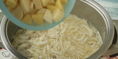 Шаг 9: борща с курицей и фасолью