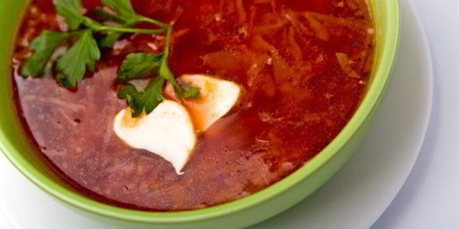 Рецепт Борща украинского на свиных ребрах