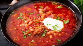 Рецепт Борща жареного