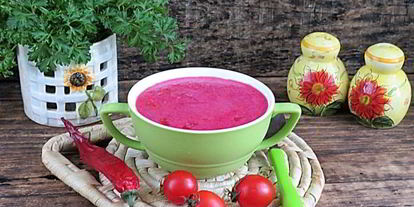 Шаг 13: красного борща с фасолью и копченостями