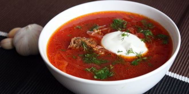 Рецепт красного борща