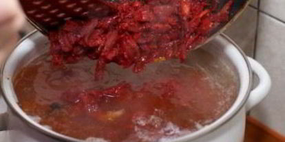 Шаг 10: красного борща