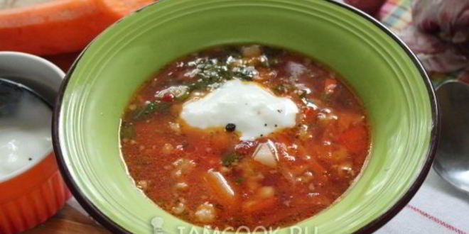 Рецепт кубанского борща