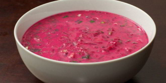 Рецепт литовского холодного борща