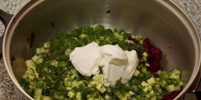 Шаг 5: литовского холодного борща