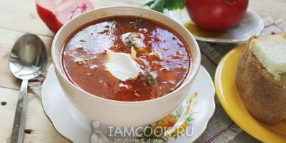 Шаг 13: постного борща с фасолью и килькой