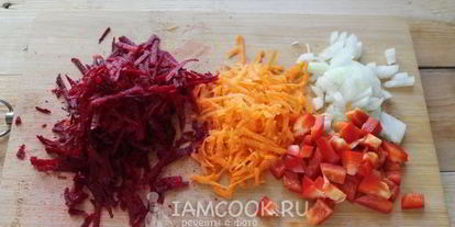 Шаг 6: постного борща с фасолью и килькой