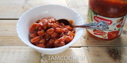 Шаг 9: постного борща с фасолью и килькой