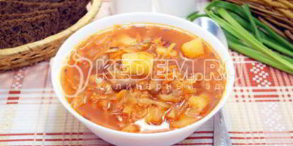 Шаг 8: постного борща с фасолью