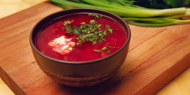 Рецепт украинского борща без свеклы