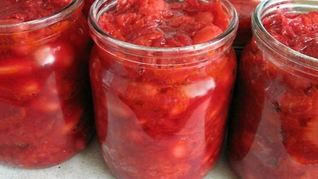 Рецепт Заправки для борща с фасолью на зиму