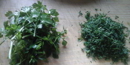 Шаг 5: зеленого борща по-деревенски