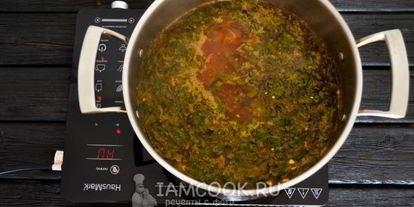 Шаг 16: зеленого борща со щавелем и яйцом