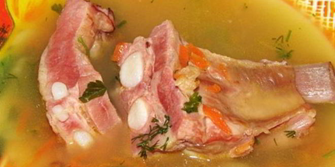 Рецепт бульона из ребрышек