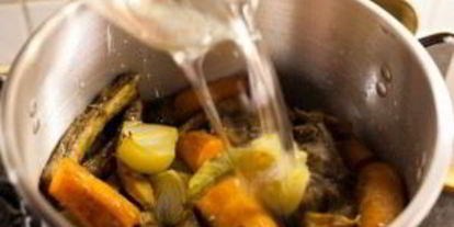 Шаг 2: бульона замороженного