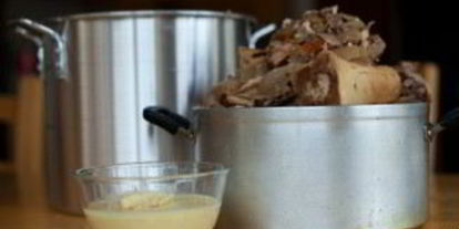 Шаг 4: бульона замороженного