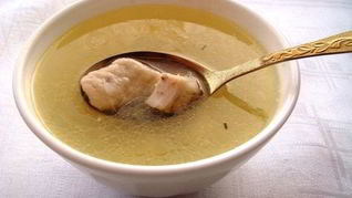 Рецепт Домашнего куриного бульона с клецками