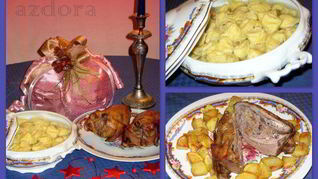 Рецепт Каппеллетти в бульоне и Фаршированные голуби