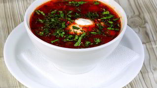 Рецепт Холодного борща на курином бульоне