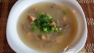 Рецепт Китайского бульона с рисовой лапшой