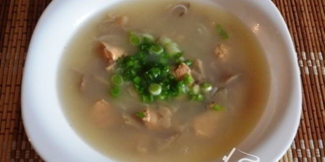 Рецепт Китайского бульона с рисовой лапшой