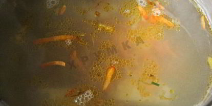 Шаг 16: куриного бульона с лапшой