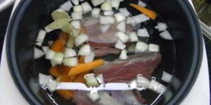 Шаг 5: мясного бульона в мультиварке