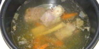 Шаг 6: мясного бульона в мультиварке