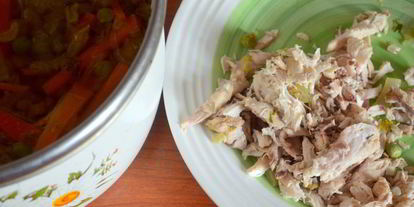 Шаг 2: овощного крема-супа на курином бульоне