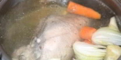 Шаг 4: прозрачного куриного бульона