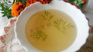 Рецепт Прозрачного мясного бульона из свинины