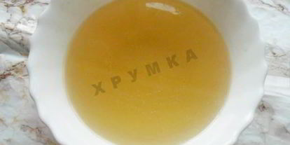 Шаг 2: прозрачного мясного бульона из свинины