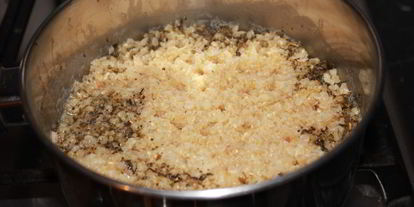 Шаг 3: пшеничной каши на курином бульоне