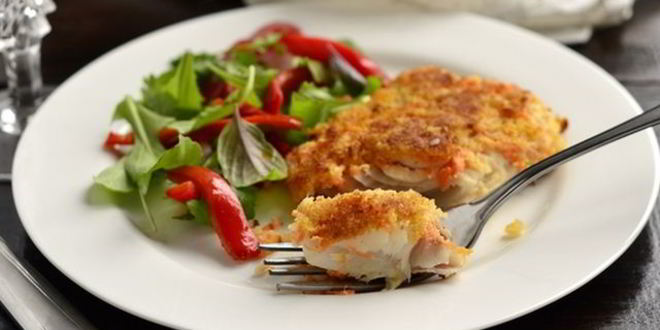 Рецепт Судака по-венски с овощным бульоном