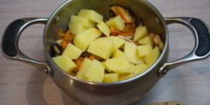 Шаг 5: супа на грибном бульоне