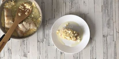 Шаг 8: трески по-польски на рыбном бульоне с корнем сельдерея