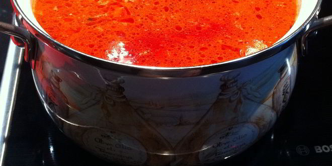 Рецепт вкусного борща на говяжьем бульоне