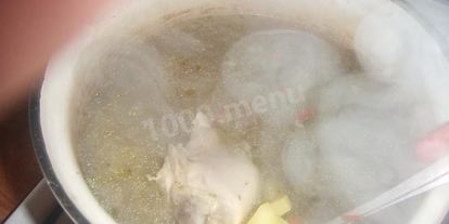 Шаг 3: вкусного борща на курином бульоне с курицей