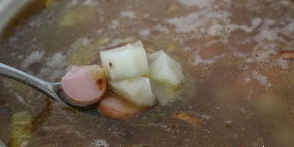 Шаг 3: быстрого супа с сосисками и гречневыми хлопьями