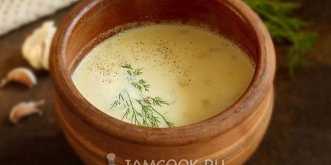 Рецепт чесночного супа в духовке