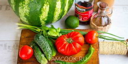 Шаг 4: арбузного гаспачо