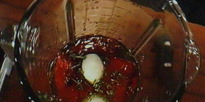 Шаг 5: гаспачо из паприки с домашними гриссини