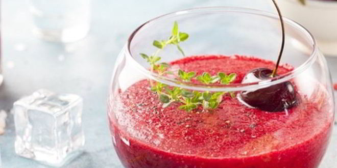 Рецепт гаспачо с черешней