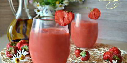 Шаг 3: гаспачо с клубникой