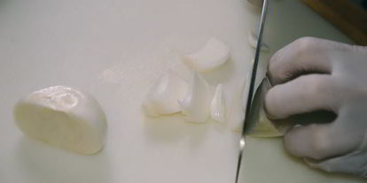 Шаг 2: гаспачо с сорбетом из томатов